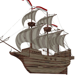 精细帆船模型 (8)